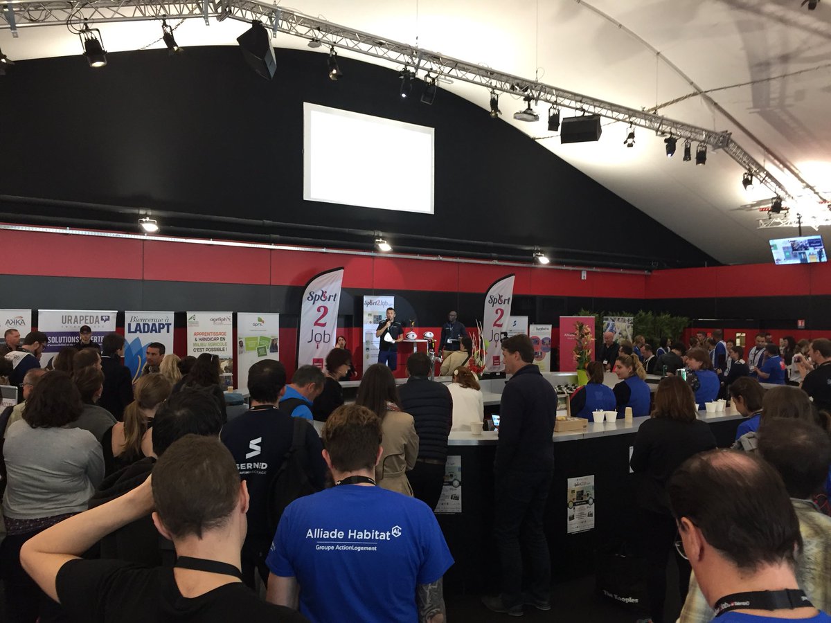 En direct de #Sport2Job !