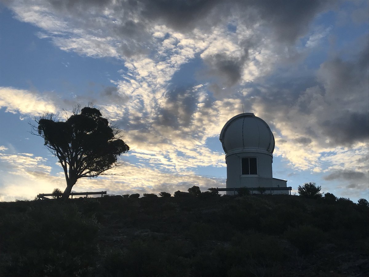 <a href="/SkyMapper/">SkyMapper Telescope</a> deserves a visit in this beautiful afternoon, it looked at the first ever Neutron Star merger detected w. gravitational waves.