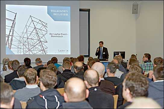 Am 23. November startet um 8:30 Uhr auf der Burg Königsworth der Layher Event-Stammtisch 2017.
diereferenz.de/layher-event-s…