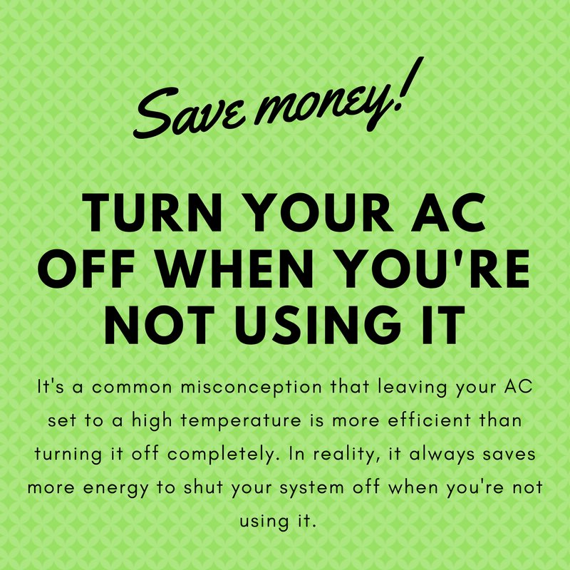 Before you walk out the door ask yourself - phone? Keys? Wallet? AC turned off?