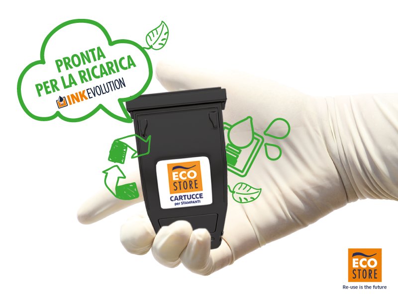 EcoStore_srl's tweet photo. Ri-carica la tua cartuccia vuota! Da noi in pochi minuti il pieno d'inchiostro, vieni a provare #InkEvolution https://t.co/aRG73XhQa5 https://t.co/8efLZBKJ28