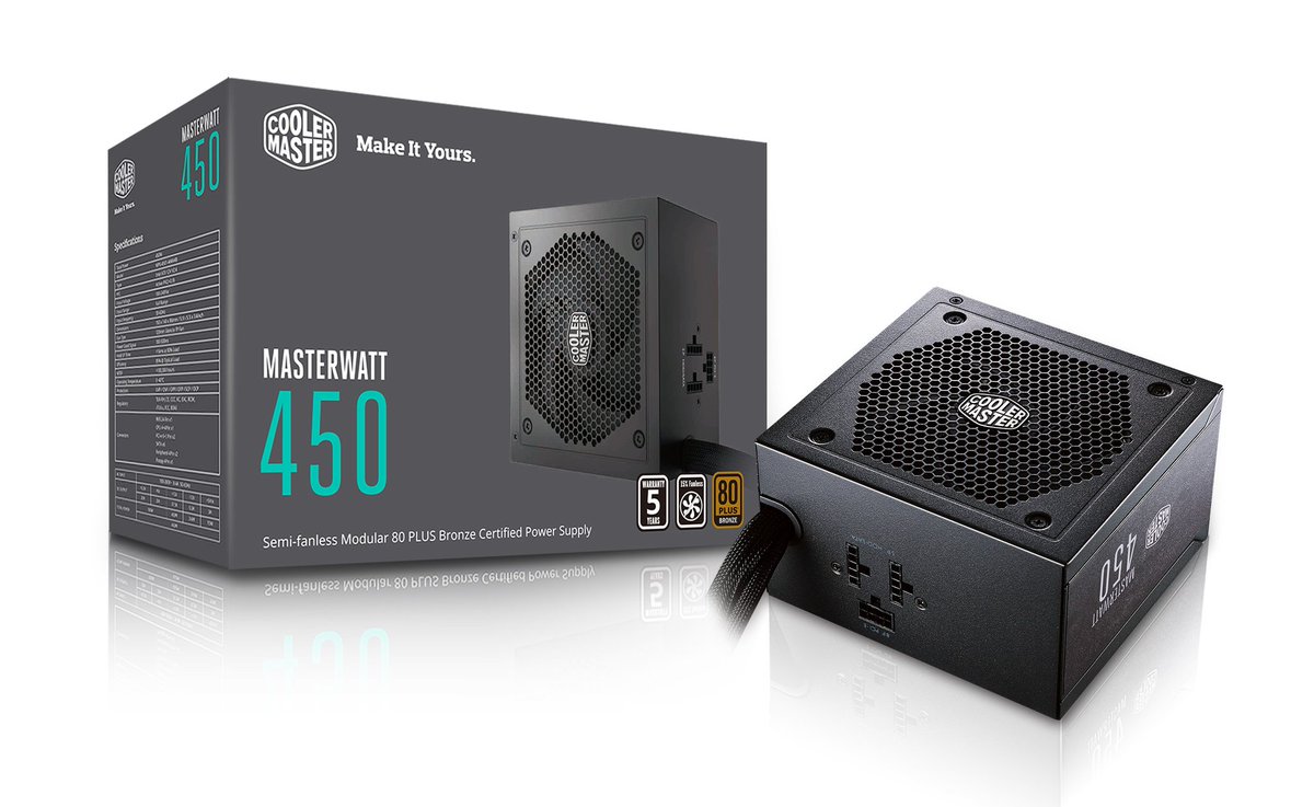 techstationit's tweet photo. @CoolerMasterITA @CoolerMaster #MasterWatt: new line of 80 PLUS Bronze, from 450W to 750W! #pcmasterrace #pcmr #tech #technology #nerd https://t.co/UB9Z3htK5N