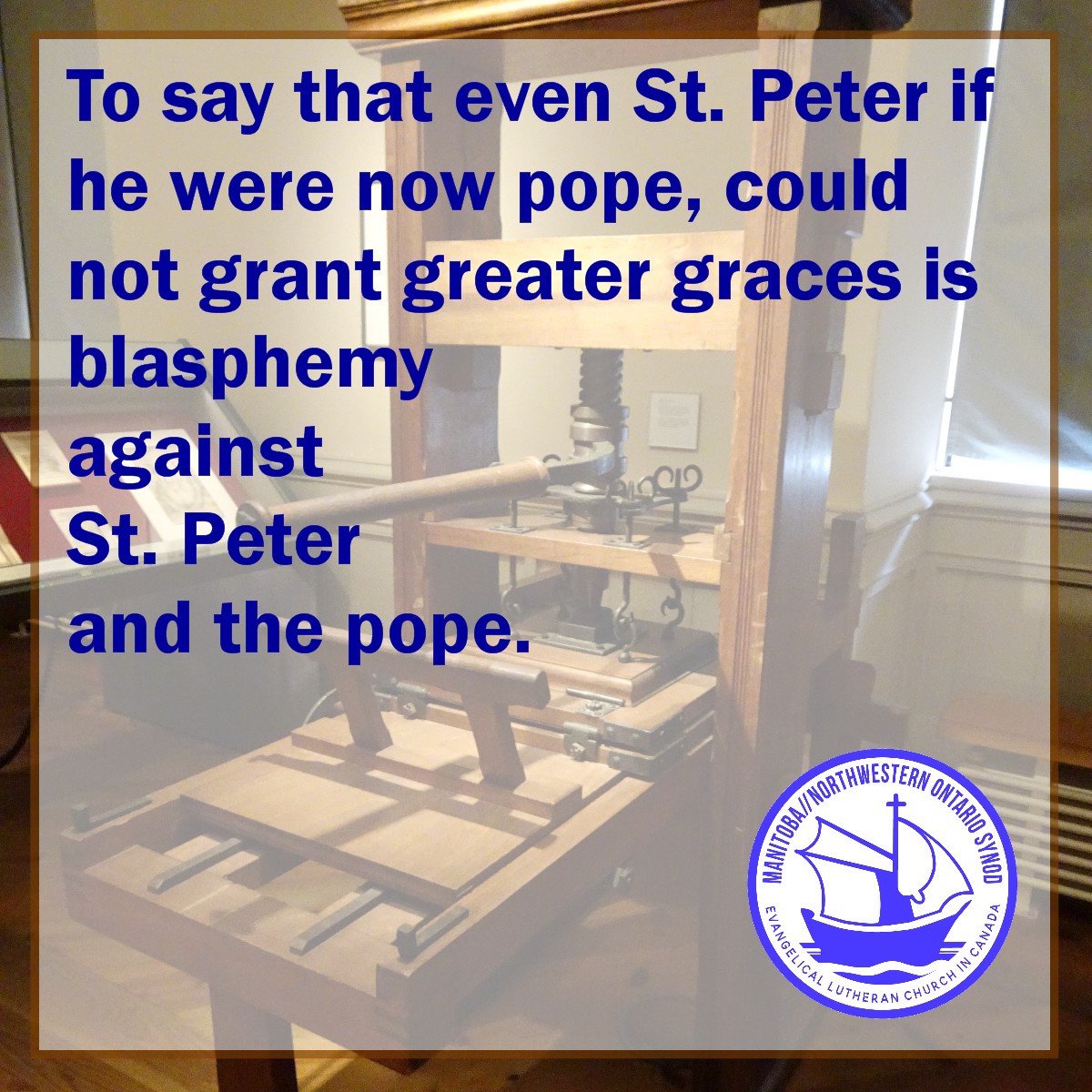 MNOSynod's tweet photo. Luther sought truth and preached love. Indulgences sought to capitalize on God's grace. Exploring #The95Theses https://t.co/hcYcscQxY9 https://t.co/3MCkzP0zLA