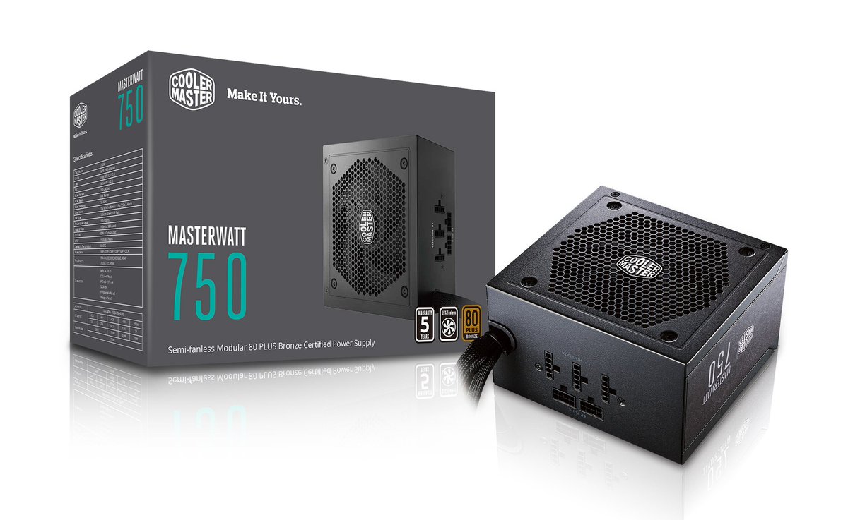 techstationit's tweet photo. @CoolerMasterITA @CoolerMaster #MasterWatt: new line of 80 PLUS Bronze, from 450W to 750W! #pcmasterrace #pcmr #tech #technology #nerd https://t.co/UB9Z3htK5N
