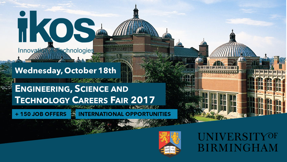 IKOS_GROUP's tweet image. Come meet our team tomorrow! #engineeringfair #birminghamuniversity #railway #expertise #innovation #international @IKOS_GROUP