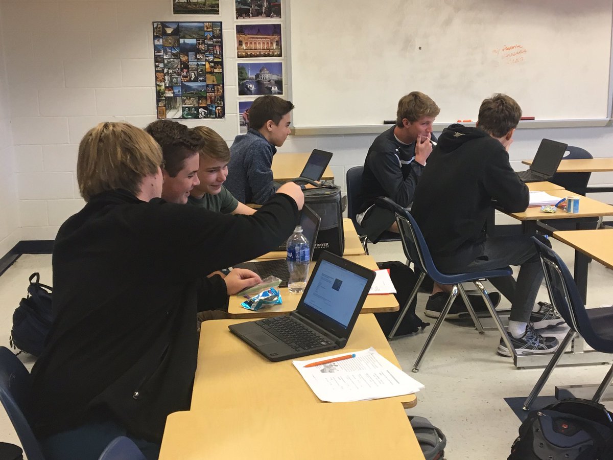 frauclee's tweet photo. My German 4/5 class is getting ready for their PBL. Can't wait to see how they use "sports" to create a  tour! #WeAreCosby #oneccps https://t.co/jWX7gz6st2