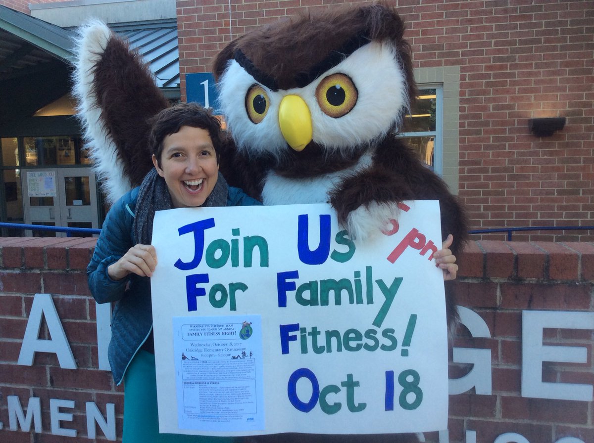OakridgeConnect's tweet photo. Join us for Family Fitness Night Wednesday,October 18, 6pm-8pm in the gym! @OakieOnTheMove #HealthyAPS https://t.co/2n0LZPGZUF