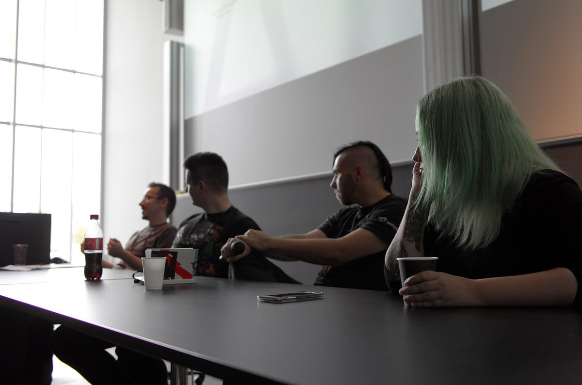 “Smoke and Mirrors” roundtable talks AI tricks with <a href="/RichardKogelnig/">@RichardKogelnig@mastodon.gamedev.place</a> <a href="/Aleissia/">Aleissia Laidacker</a> <a href="/_Chorge/">Joerg Reisig 👽 Fermi Paradox Game</a> @GET_TUDA_CHOPPA #gain17