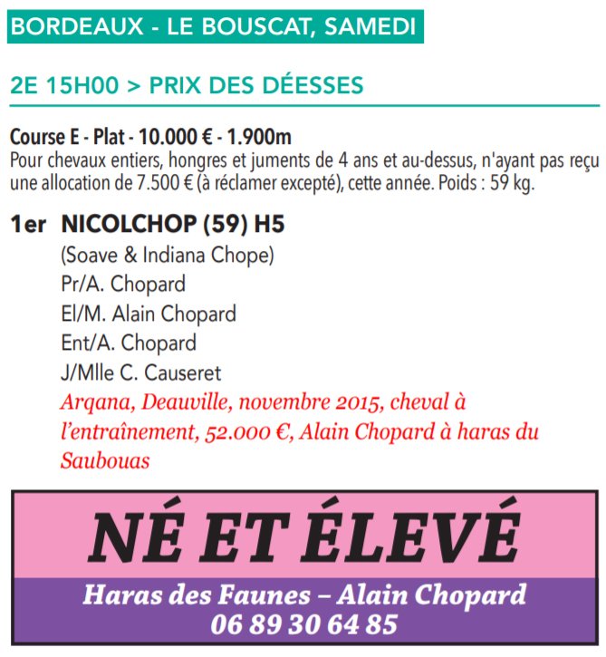 Congratulations #Nicolchop, &team - 1st Prix des Déesses - Bordeaux 09.16 Sired/HDFstallion: haras.desfaunes.free.fr/frameetalon/