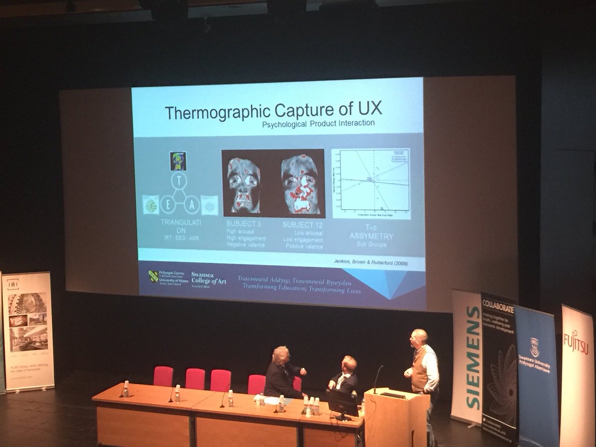 <a href="/ArtSwansea/">Swansea College of Art UWTSD</a> Dr Sean Jenkins : Thermographic Capture of UX - Psychological product interaction <a href="/CollaborateILS/">Collaborate 2018</a> #research #3Dtech #Healthcare