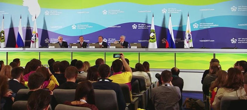 FrancoFrattini's tweet photo. My speech @wfys2017 #HelloRussia2017 #WFYS2017 https://t.co/jUq0luFdDs https://t.co/G9cP5iLCy8
