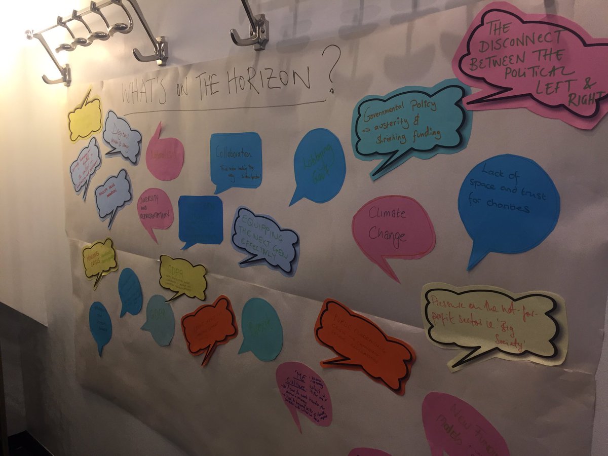 CommonPurpose's tweet photo. Our #AmExLeads participants stating what they believe the big issues are in the #NFPsector #AmExLeads https://t.co/qCTqdELZdb