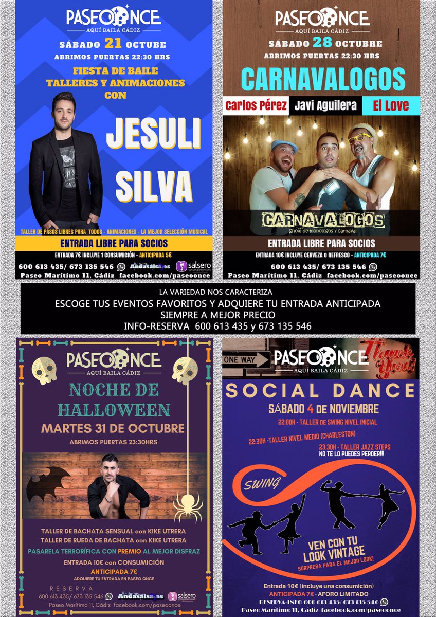 paseoonce's tweet photo. Próximos eventos! Comparte!@paseoonce @suneldsc https://t.co/SntQonSlKw