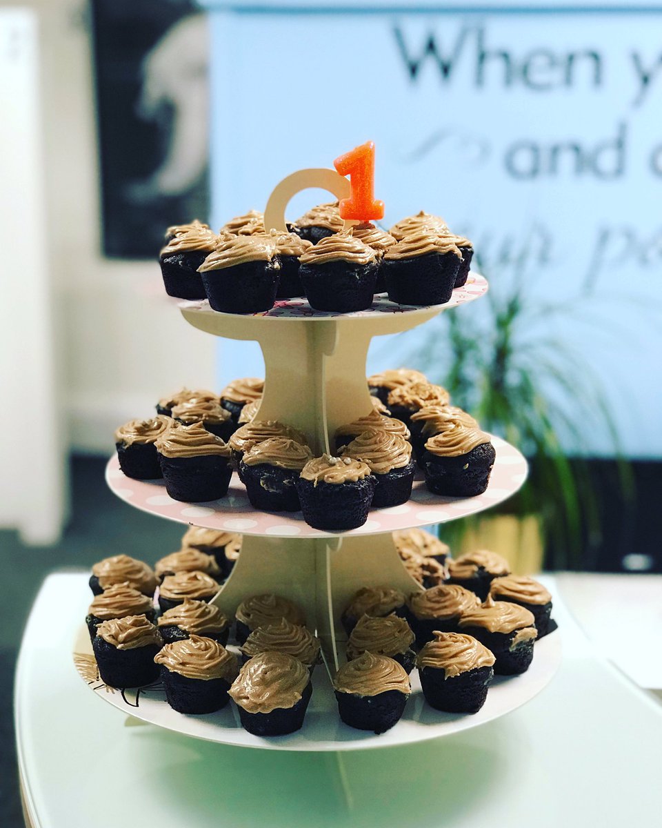 King_Chiro's tweet photo. It's 1 year since we relocated to 68 Cornhill! We are celebrating with vegan cupcakes and we have lots of them! Grab one at your visit! https://t.co/y3nuExgdEv