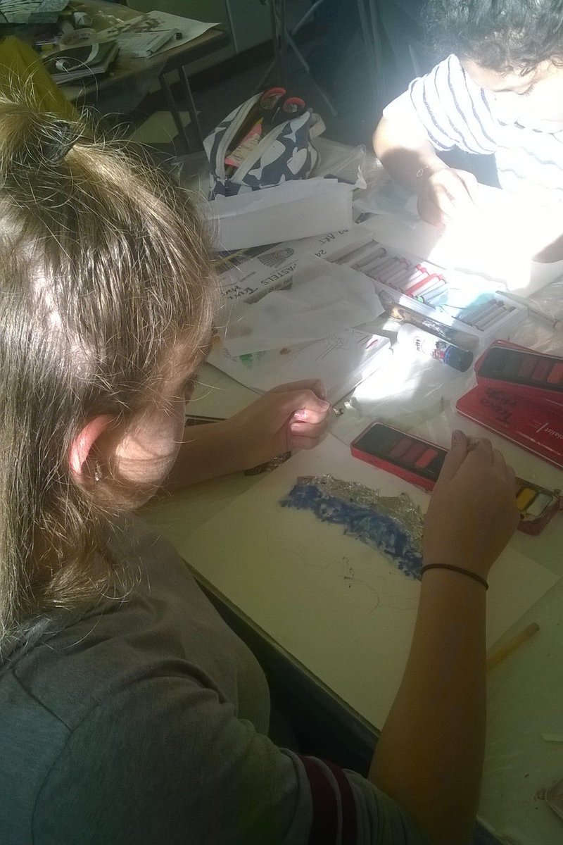 TruroHigh's tweet photo. Our Year 9 #creatives swapped their paintbrushes for microscopes this week as they transformed minerals into masterpieces at @Cornwall_Museum #geology #art #STEMintoSTEAM https://t.co/djhIdeXAf4