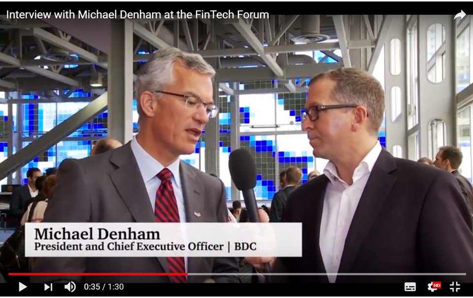 PaulDhesi's tweet photo. On the adoption of #technology: @dinglemichael interviews @MichaelDenham, president and CEO of @bdc_ca #FinTechMTL https://t.co/rHtb7KNvWA https://t.co/IlYImvSLwQ