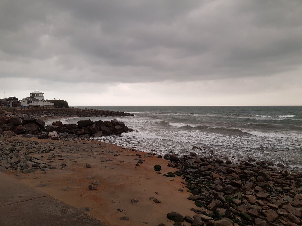 First visit to #SteephillCove on the #IsleofWight - even ominous dark skies couldn't ruin it, just made it more dramatic #CoastWithTheMost