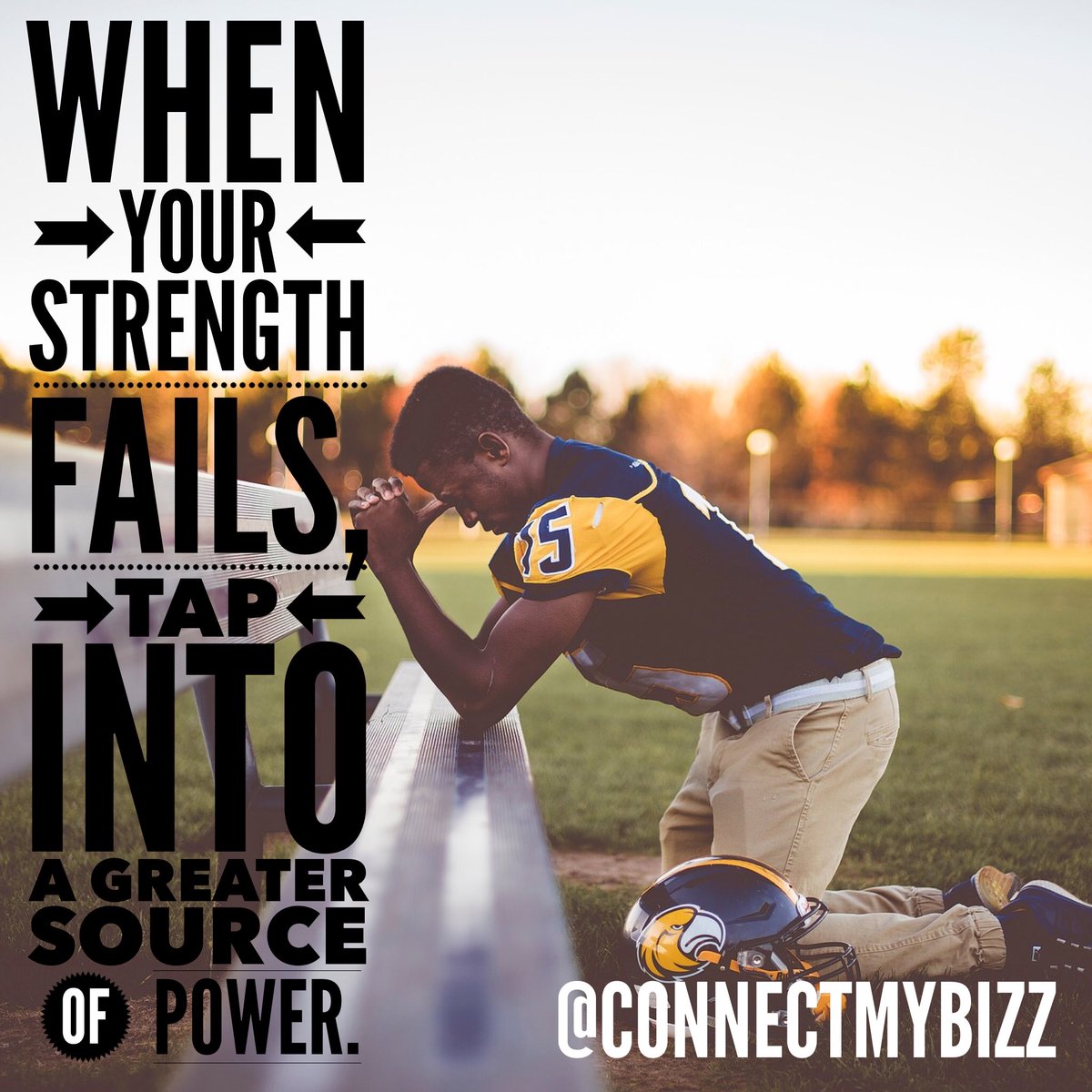 gawilsononline's tweet photo. Where your strength fails tap into a greater source of power. #connectmybizz #gregawilson #SmallBiz #Entrepreneurship #bizzmag #bizzjournal https://t.co/nSxrW4BRjQ