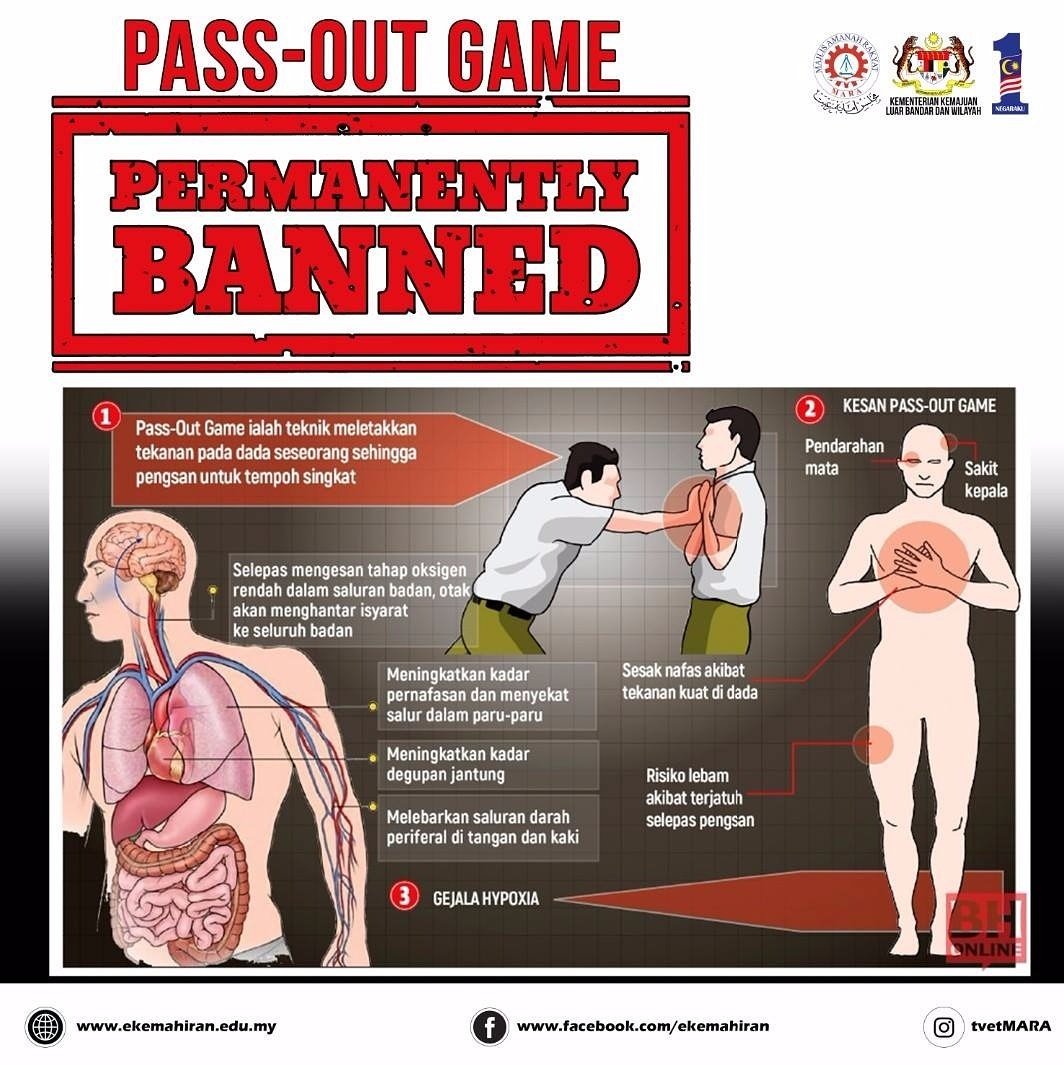 _mppkptmas's tweet photo. Diharapkan pelajar² tidak mencuba permainan ini kerana ia boleh membawa maut. https://t.co/6WPLgP02BT