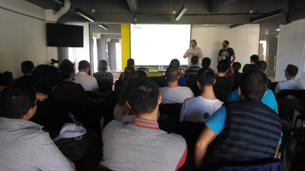 HTECgroup's tweet image. Live from #CodeCraft2017 #VR #AR #LifeAtHTEC #developers #sharing #knowledge #EESTEC