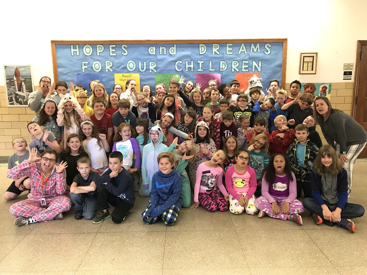 amandamaeharris's tweet photo. PJ Day!! #positiveconsequences #canandaiguaproud #PESinspire https://t.co/IoG6GQJu7V
