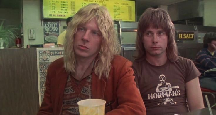 Happy 70th birthday to Michael McKean. Photo (with Christopher Guest) from This is Spinal Tap, 1984. 