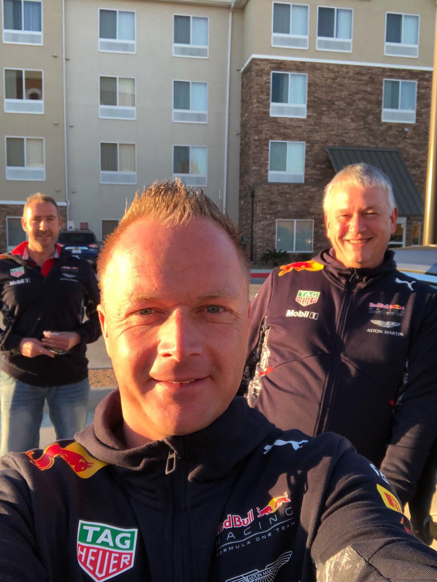 Pitstop in Houston. On our way to Austin, to support <a href="/Max33Verstappen/">Max Verstappen</a> and <a href="/redbullracing/">Oracle Red Bull Racing</a> in their hunt to victory in the USA F1 grand prix!!