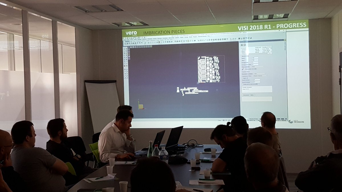 mayet_sa's tweet photo. @VISIcadcam 2018R1 Amélioration du process d'imbrication des pièces dans le module #VISIProgress #personnalisation #gainsdetemps #Précision https://t.co/KY9b4gBx51