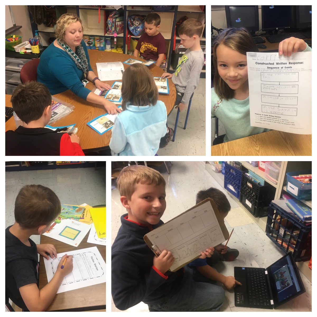 Mrs. Sifford uses Artisan strategies of congruency &amp; practice as students complete activities aligned to clear learning goals #sequencing