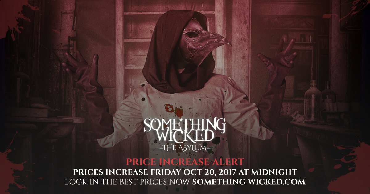 It's almost time for <a href="/SomethingWicked/">Something Wicked</a>!! Get your passes now before prices increase Friday at midnight! 🎃👻😈hive.co/l/somethingwic…