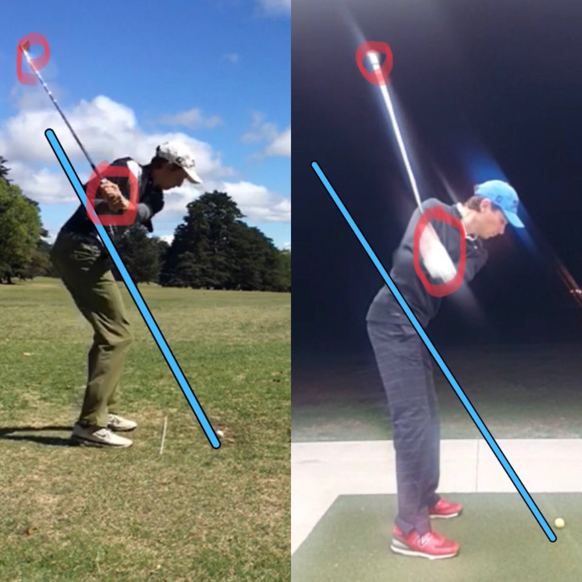 CampraGolf's tweet photo. Body rotation, flex of pelvis, club face position and shaft pitch. Now we know what to work on @CallawayGolf #correctinfo https://t.co/nfPDiFRwh1