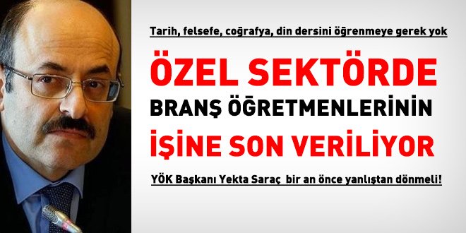 YÖK Başkanına, açıkladığı yeni üniversiteye giriş sisteminden dolayı, tepkiler büyüyor
goo.gl/jwb2uT