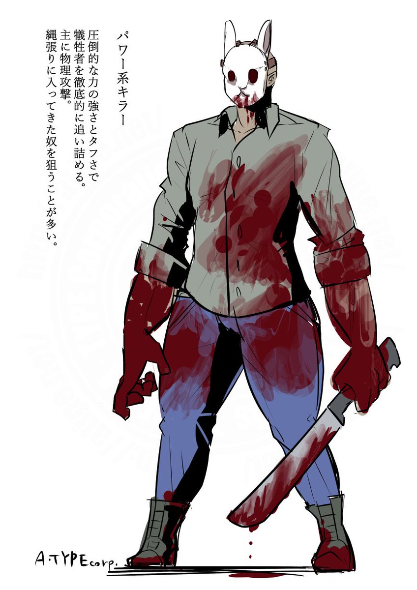 atype55's tweet photo. ホラー映画とかに出てくるキラーの主なタイプ。 https://t.co/aSnGBzEOdI