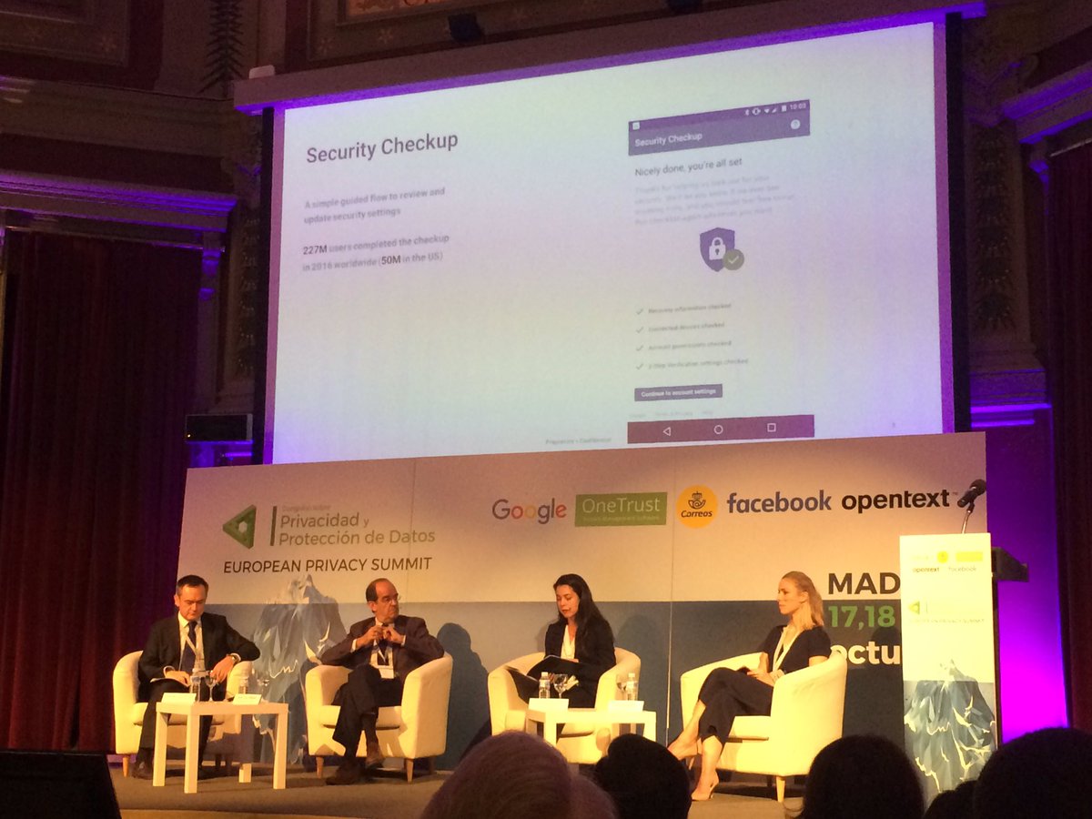 mcromerot's tweet photo. @LanahKam remind us different ways to decide about our @Google #privacy and #dataprotection @CdPrivacidad #cpd2017 https://t.co/UHiYpDshmn