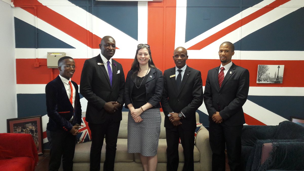 JCIBotswana's tweet photo. Down the memory lane,a meeting with British High Commissioner, Mrs Kathrine Ransome to Botswana during IVP Mathew Mutavayi visit https://t.co/LVDylAuF2e