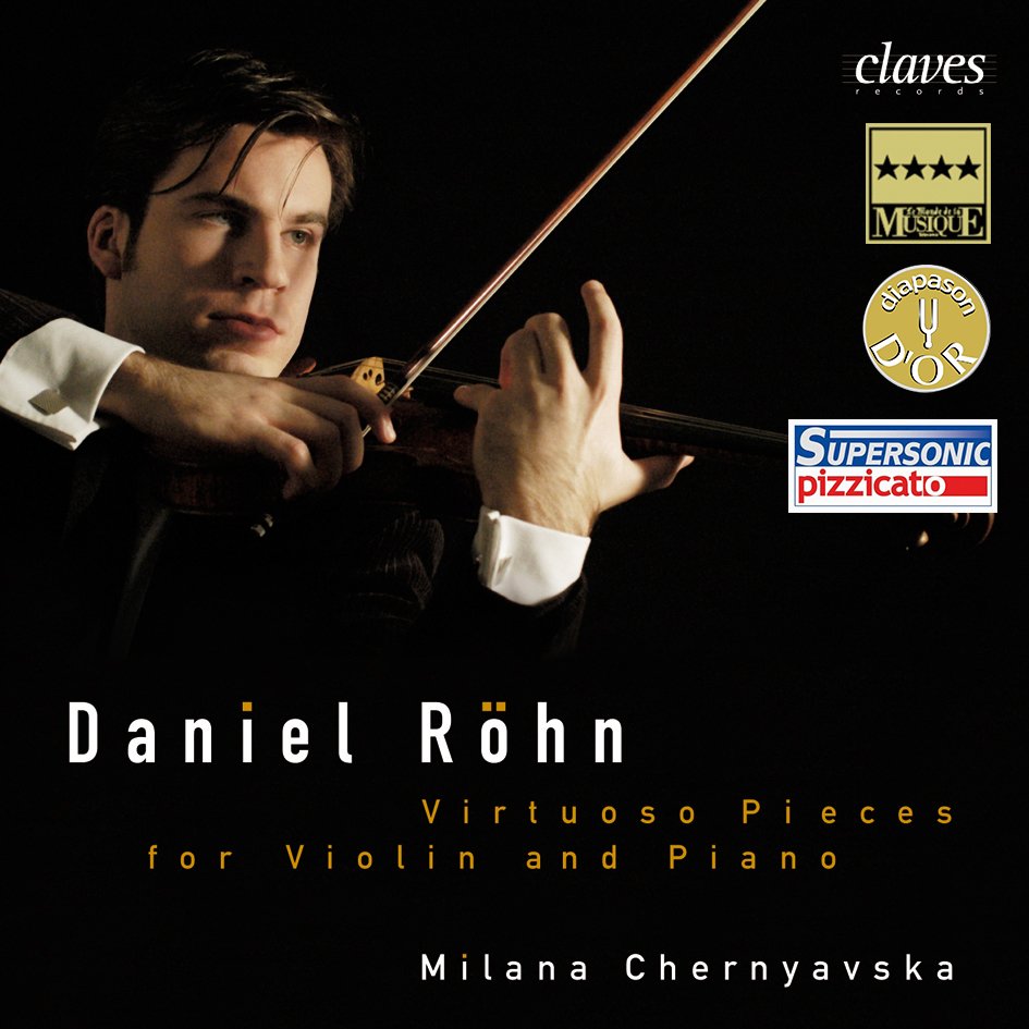 clavesrecords's tweet photo. #Violin, @danielroehn, Diapason d'Or - (2005) Virtuoso Pieces for Violin &amp; Piano https://t.co/No4SHfD4hA #DiaOR #LMDLM #Supersonic #awards https://t.co/yXpsZD68HF