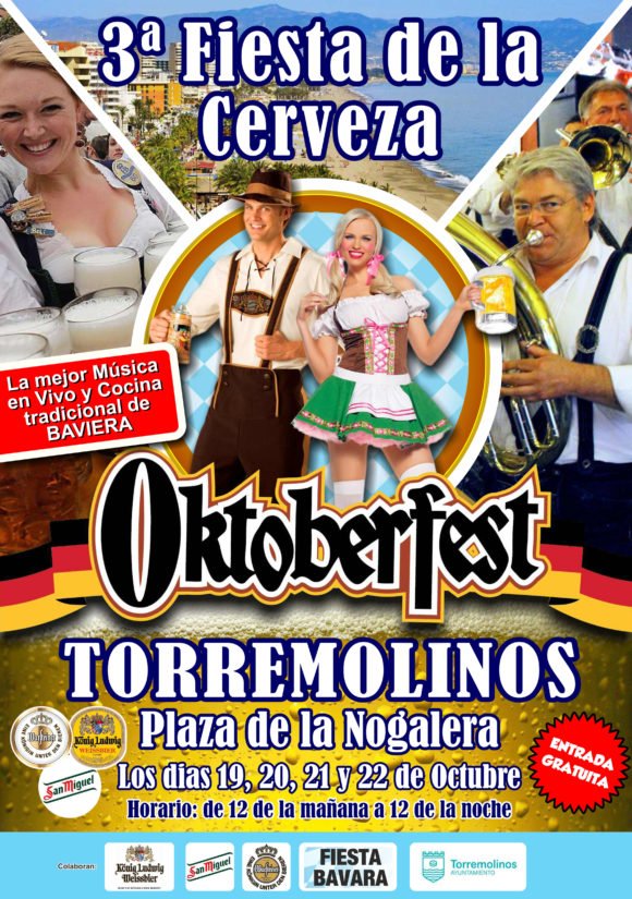 BEERFEST_CS's tweet photo. #Torremolinos celebra la Fiesta de la #Cerveza '#Oktoberfest 2017’ | 
Juev. 19 a Dom. 22 Oct | Plaza de La Nogalera 👉https://t.co/F5AVNOgUNE https://t.co/uEzDIT8buk