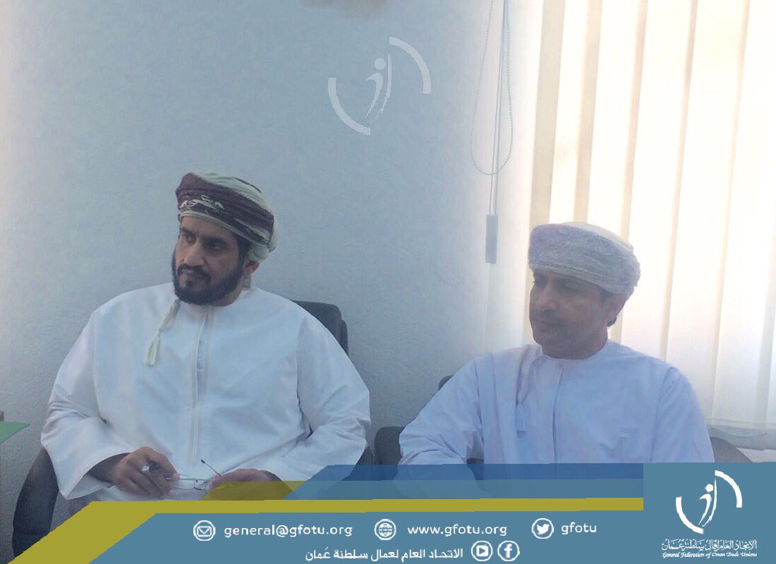 gfow_om's tweet photo. الفريق المشترك  يزور موقع عمل شركة أوربك بمنطقة ميناء صلالة ومتابعة الملاحظات التي قدمها العمال في السلامة والصحة المهنية https://t.co/uO7kDn6DLY