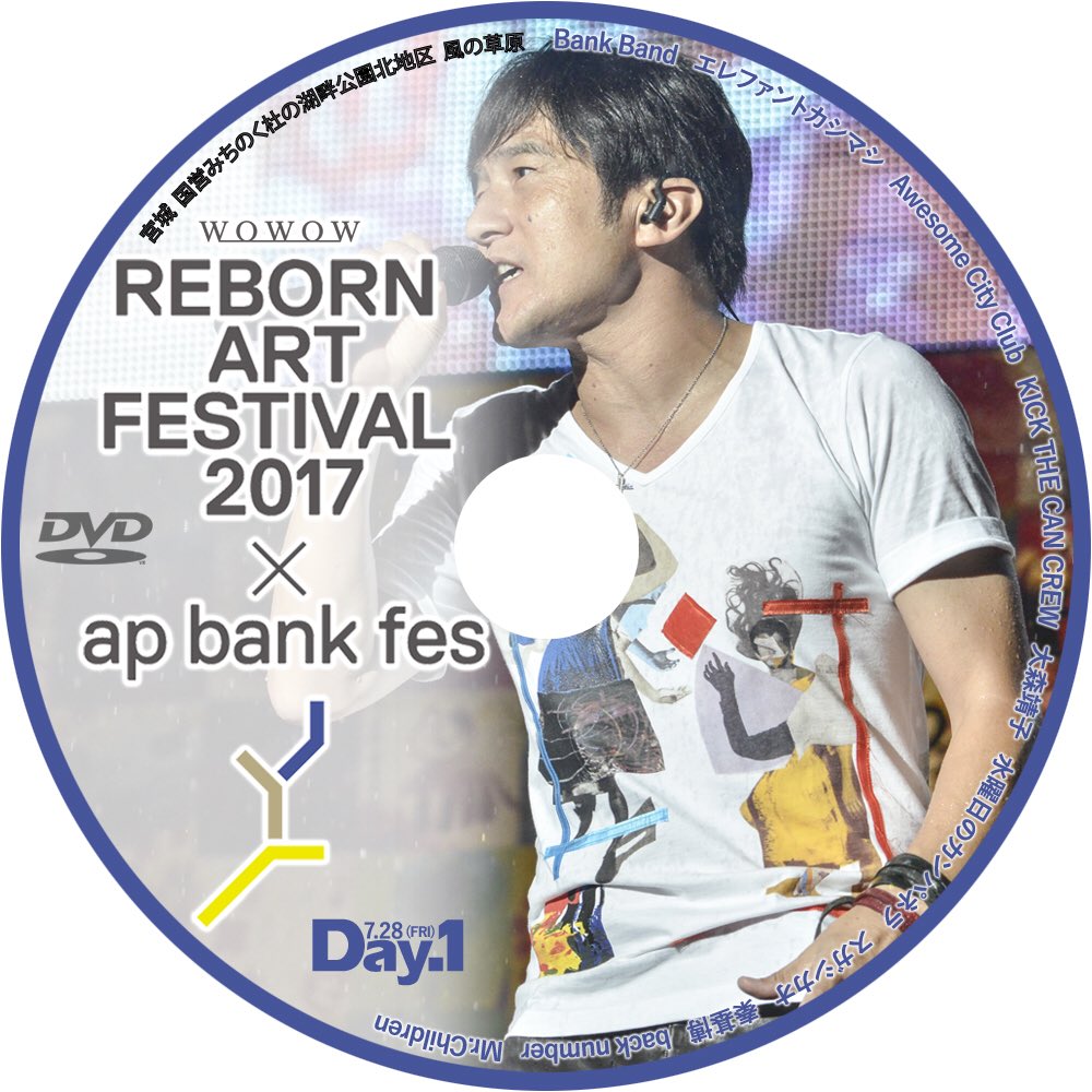 凛人 先日wowowで放送されたreborn Art Festival 17 Ap Bank Fesのラベルを作りました ミスチル Bankband