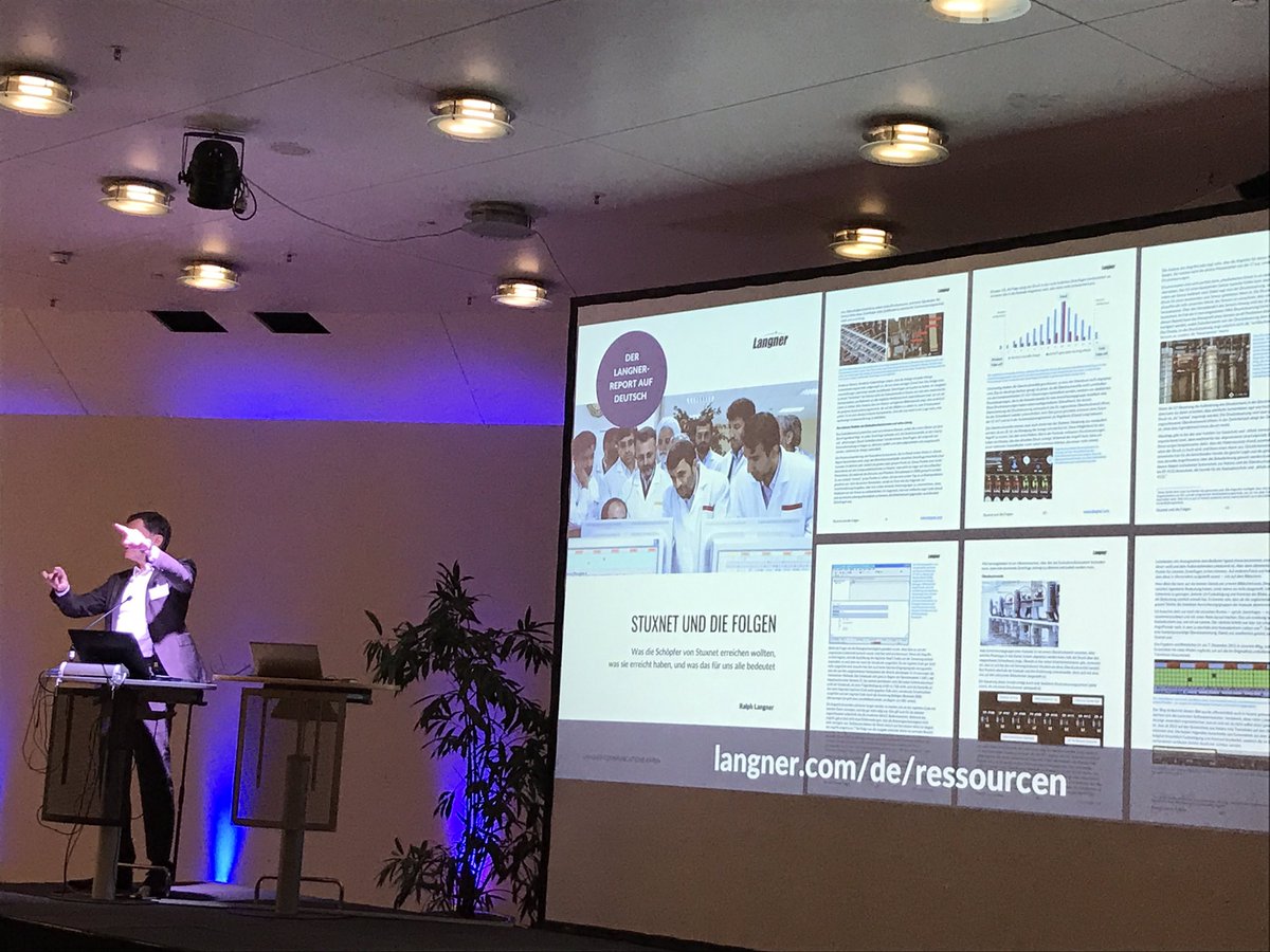 mGuardcom's tweet photo. Leitvortrag 2: Vernetzte (Un-) Sicherheit // Ralph Langner, Langner Communications #mguc17 #Essen #PhoenixContact https://t.co/ByacWxTyMo