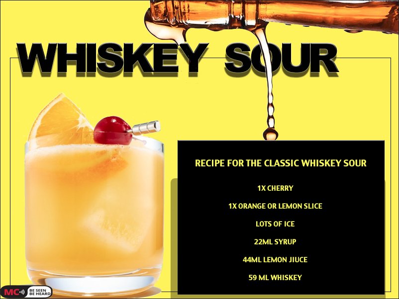 MC_World_'s tweet photo. Whiskey Sour Recipe
#cocktails
#alcohol
#infotainmentmc
#summer https://t.co/dHGnRxrl1y