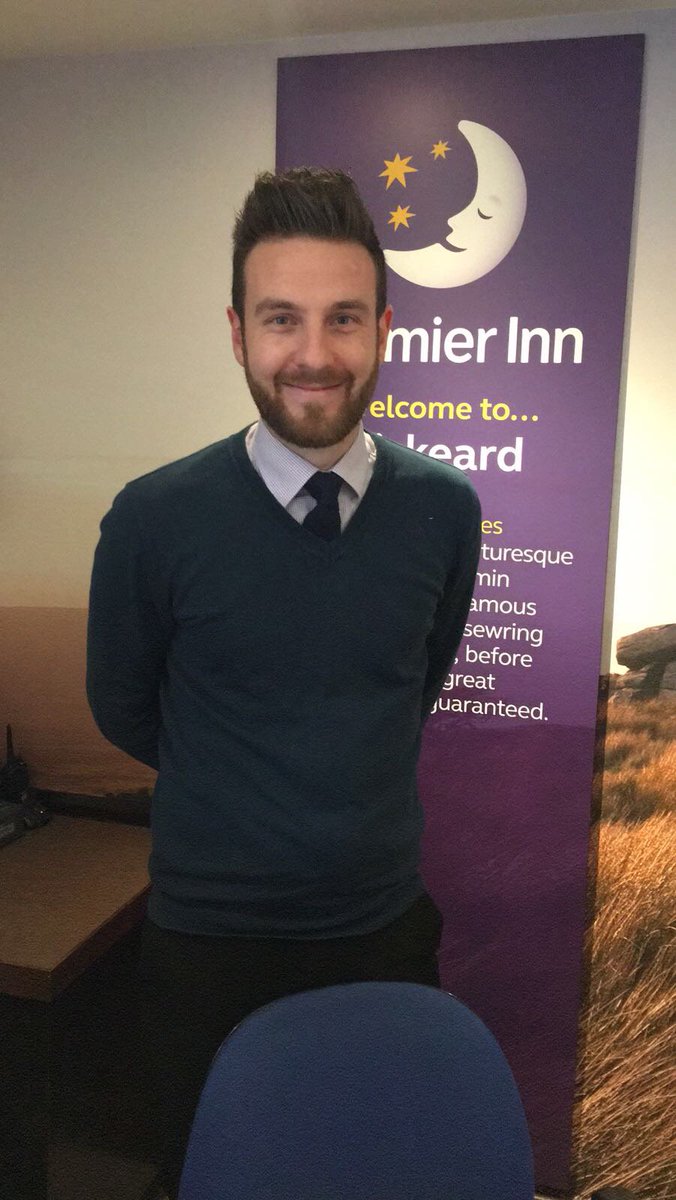 CornwallNDevon's tweet photo. A warm welcome to Nick, who has joined the @CornwallNDevon @premierinn team from @CostaCoffee! @placemadebyyou @SDEBDD @RikkiQuinlan https://t.co/OuDqNMZRot