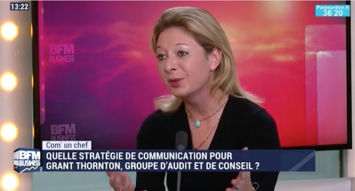 GrantThorntonFr's tweet photo. Agnès de Ribet était l’invitée d’Aurélie Planeix, sur @bfmbusiness, dans le cadre de l'émission "Com' un chef ?" https://t.co/8CrYxIuJWr https://t.co/werK9RuaUp