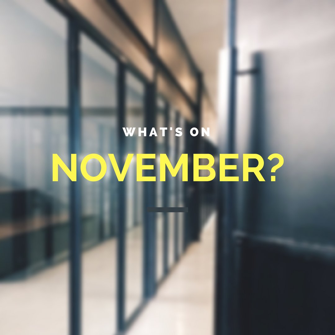 What's on November? There will be a big event SOON! So, stay tuned on our Instagram if you want to know more! ;)