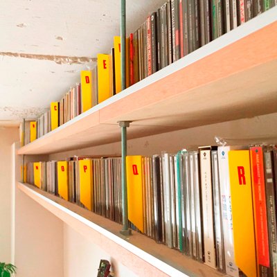 タワレコ インデックスプレート』を使えば大量のCDを分かりやすく整理