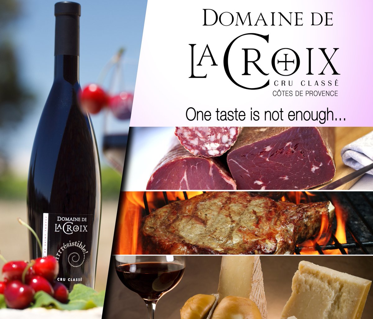 DomaineCroix's tweet photo. La cuvée Irrésistible rouge du #DomainedeLaCroix...
à servir accompagnée d'un gigot d'agneau, d'un rôti de porc, de grillades et de fromages https://t.co/6QPhSbuU59