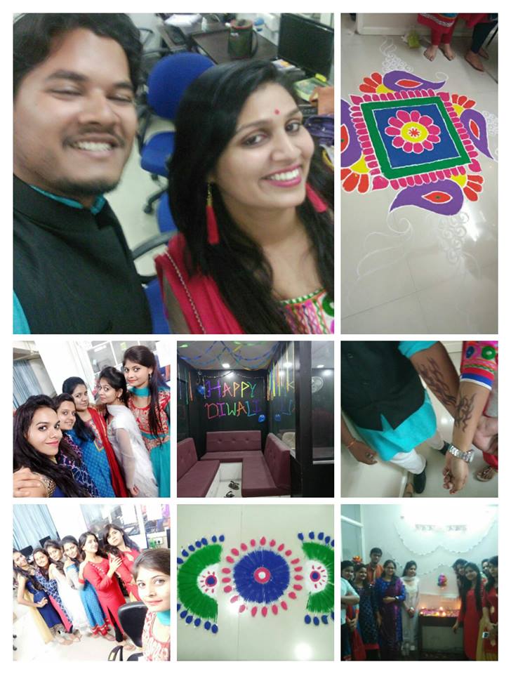 thebasicsD's tweet image. @aniket_goyal Rangoli Decoration in the office @thebasicstech