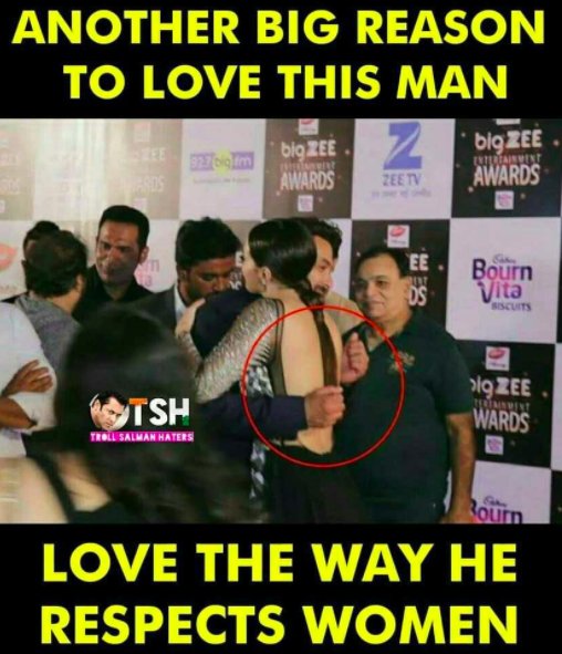 SahilRiz's tweet photo. Salman Khan air hugging is my favourite genre of meme. #TheGapHeMaintained https://t.co/Vak41LpUzs
