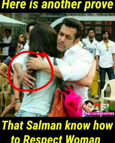 SahilRiz's tweet photo. Salman Khan air hugging is my favourite genre of meme. #TheGapHeMaintained https://t.co/Vak41LpUzs