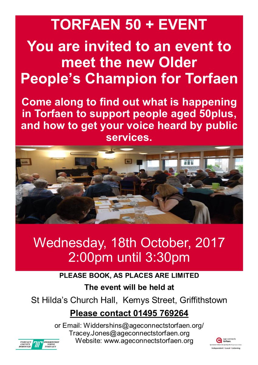 Come and visit us tomorrow at St Hilda's Church, We will be there to chat to people about the support services we offer to older people.